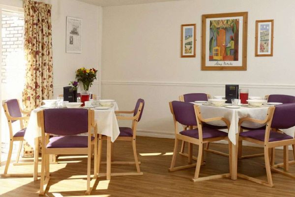 Tennent Street Care Home dining room